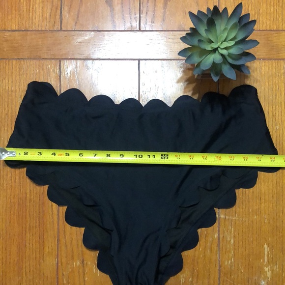 NWOT Black Plus Swim Bottoms - Picture 5 of 6